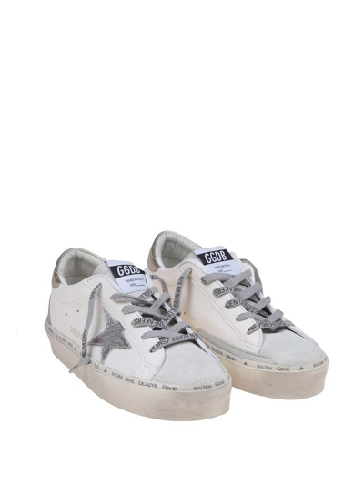 Shop Golden Goose Leather And Suede Sneakers In White