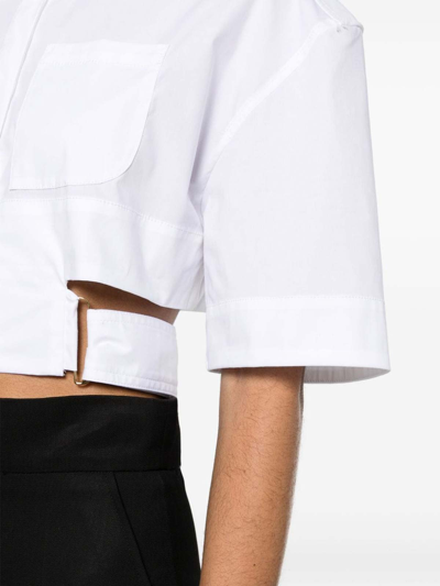 Shop Jacquemus Short  Shirt In White