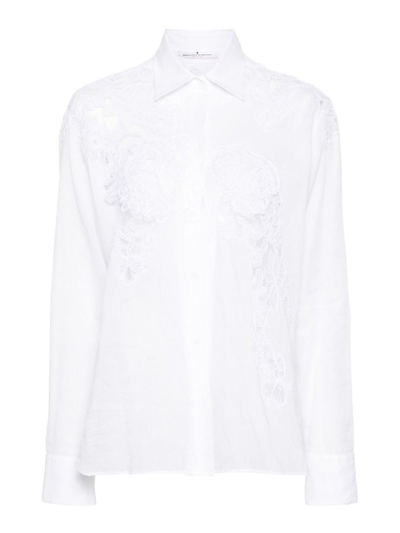 Shop Ermanno Scervino Camisa - Blanco In White