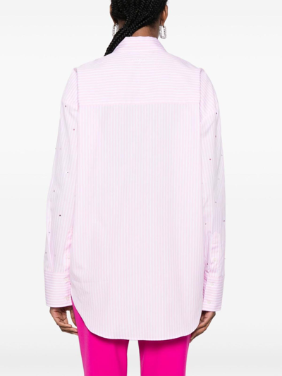 Shop Msgm Camisa - Color Carne Y Neutral In Nude & Neutrals