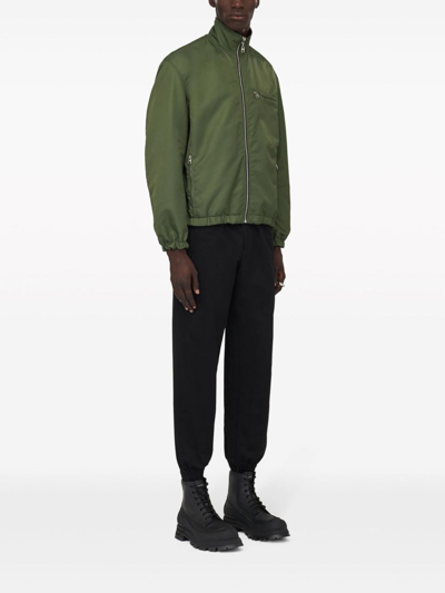 Alexander Mcqueen Reversible Zip-up Jacket For Men In Light Brown