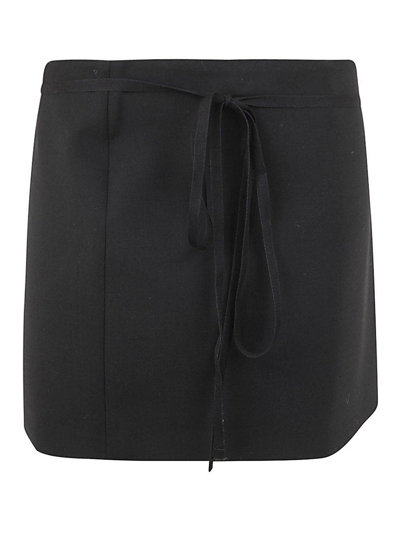 Shop Max Mara Genny Mini Skirt In Black