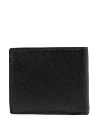 Shop Versace Wallet With Coin Calf In Black