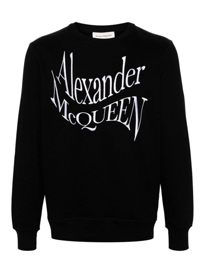 Shop Alexander Mcqueen Sudadera - Negro In Black