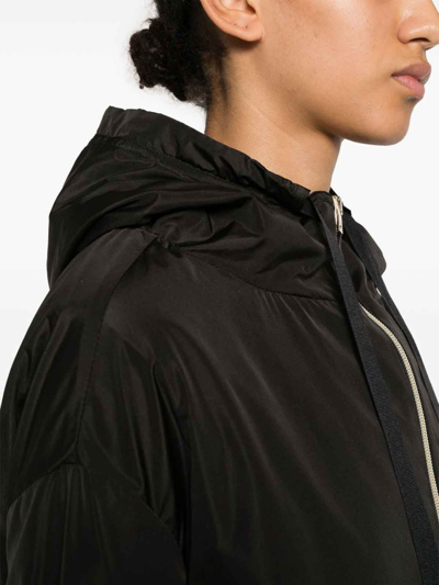 Shop Herno Parka With Hood In Black