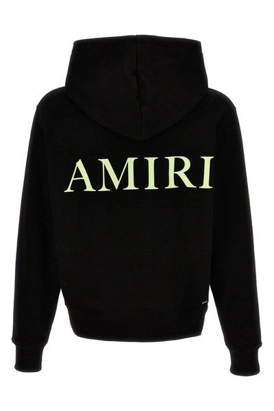 Shop Amiri Men 'ma Logo' Hoodie In Black