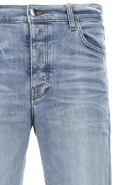 Shop Amiri Men 'stack' Jeans In Blue