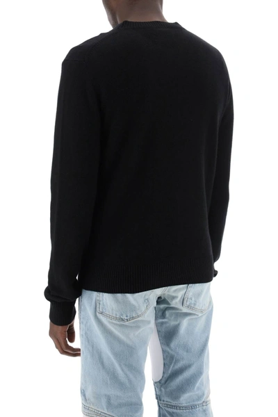 Shop Amiri Stack Cashmere Sweater Men In Black