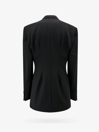 Shop Balenciaga Woman Blazer Woman Black Blazers E Vests