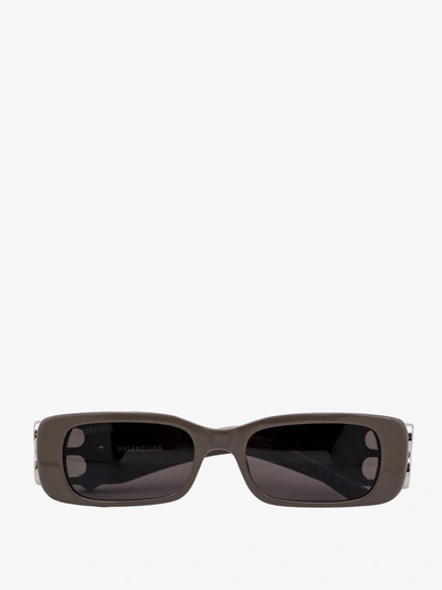 Shop Balenciaga Woman Sunglasses Woman Grey Sunglasses In Gray