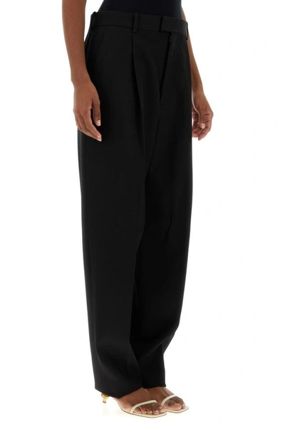 Shop Bottega Veneta Woman Black Wool Pant