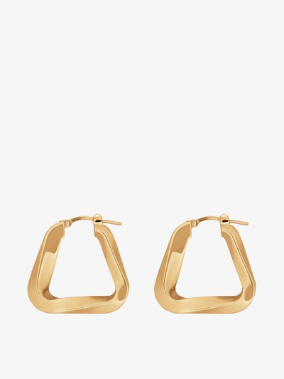 Shop Bottega Veneta Woman Earrings Woman Gold Earrings
