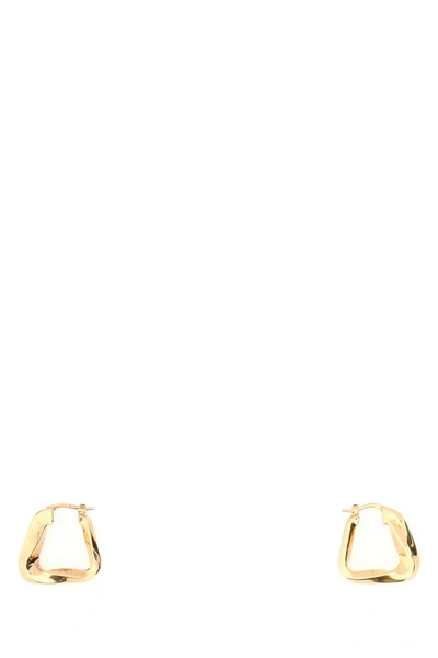Shop Bottega Veneta Woman Gold Metal Earrings