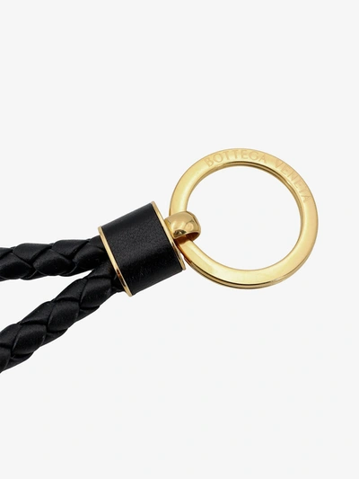 Shop Bottega Veneta Woman Key Ring Woman Black Key Rings