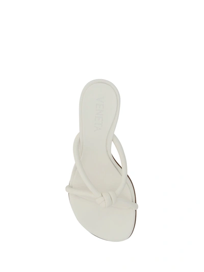 Shop Bottega Veneta Women Blink Sandals In White