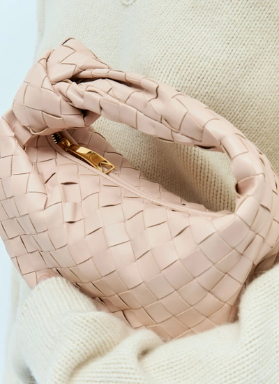 Shop Bottega Veneta Women Mini Jodie Handbag In Pink