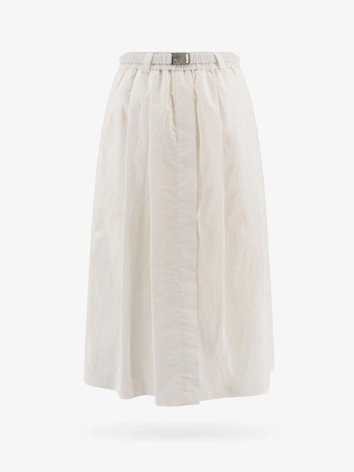 Shop Brunello Cucinelli Woman Skirt Woman White Skirts