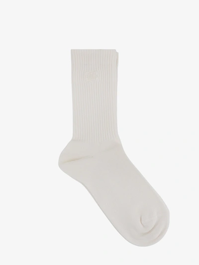 Shop Celine Woman Socks Woman White Socks