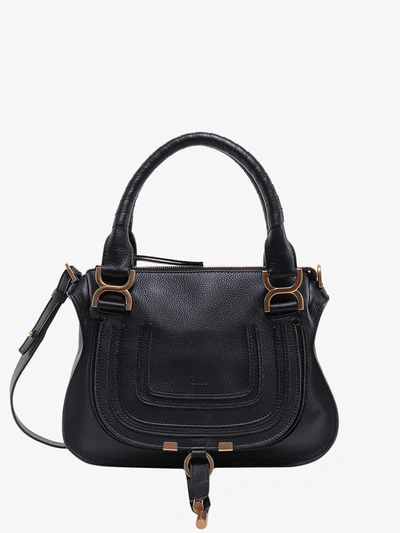 Shop Chloé Chloe' Woman Marcie Woman Black Handbags