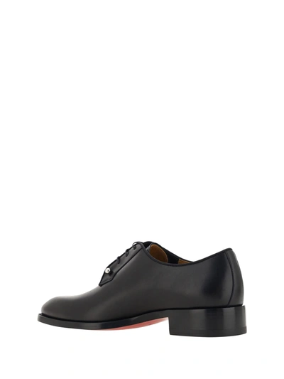 Shop Christian Louboutin Men Chambeliss Lace Up Shoes In Black