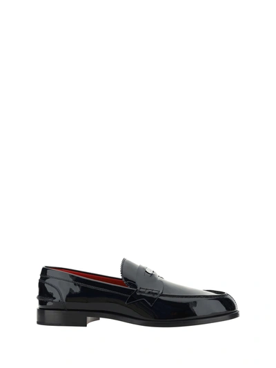 Shop Christian Louboutin Men Penny Loafers In Multicolor