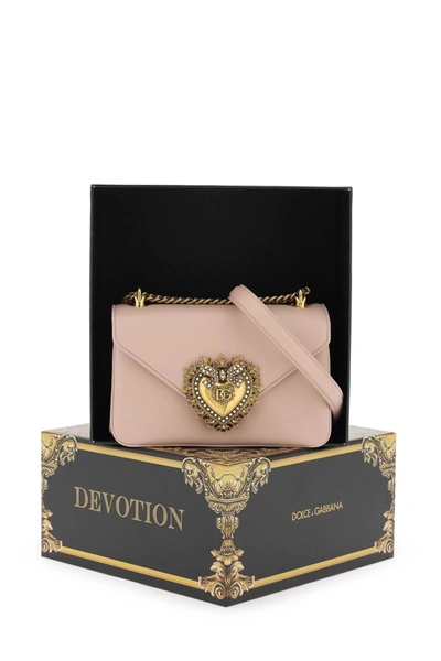 Shop Dolce & Gabbana Devotion Shoulder Bag Women In Pink