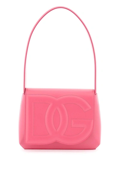 Shop Dolce & Gabbana Dg Logo Shoulder Bag Women In Pink