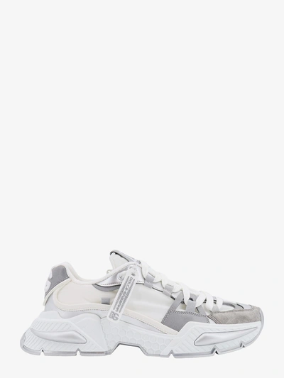 Shop Dolce & Gabbana Man Airmaster Man White Sneakers