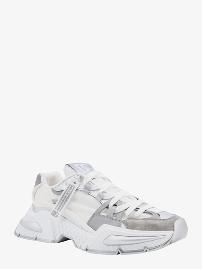 Shop Dolce & Gabbana Man Airmaster Man White Sneakers