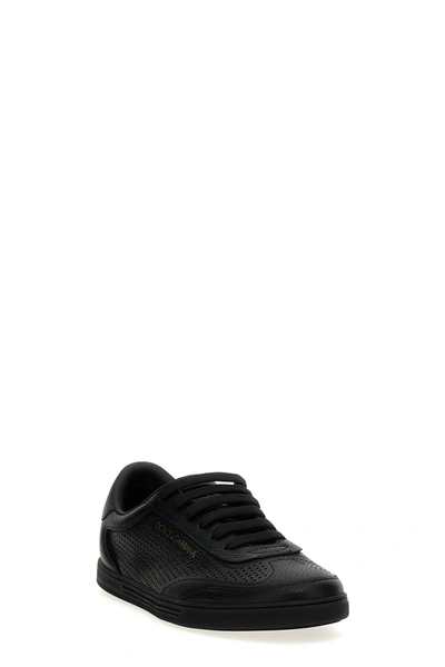 Shop Dolce & Gabbana Men 'saint Tropez' Sneakers In Black