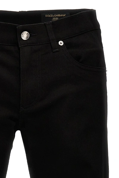 Shop Dolce & Gabbana Men 5-pocket Jeans In Black