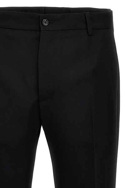 Shop Dolce & Gabbana Men Flare Pants In Black