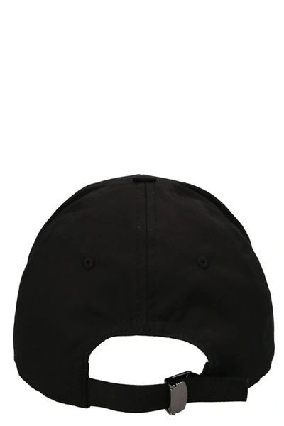 Shop Dolce & Gabbana Men Logo Plaque Cap In Black