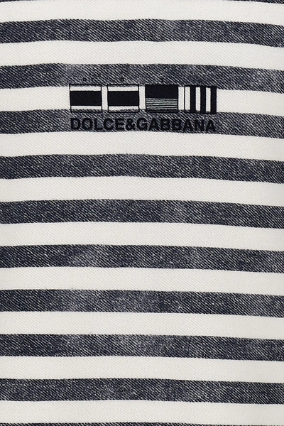 Shop Dolce & Gabbana Men Marine Print Hoodie In Multicolor