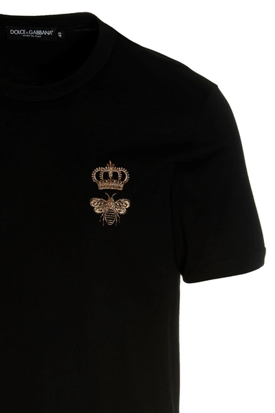 Shop Dolce & Gabbana Men T-shirt 'black Sicily'