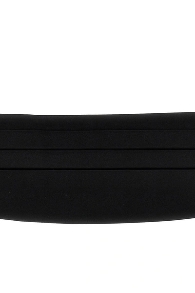 Shop Dolce & Gabbana Men Tucked-up Belt In Black