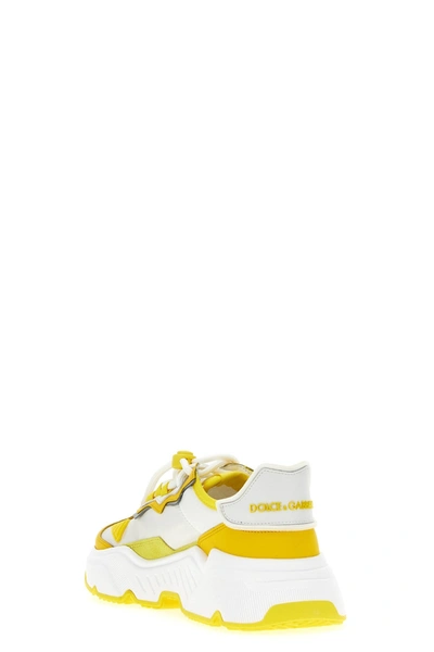 Shop Dolce & Gabbana Women 'daymaster' Sneakers In Yellow