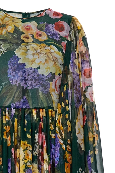 Shop Dolce & Gabbana Women 'giardino' Dress In Multicolor