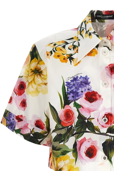 Shop Dolce & Gabbana Women 'giardino' Shirt In Multicolor