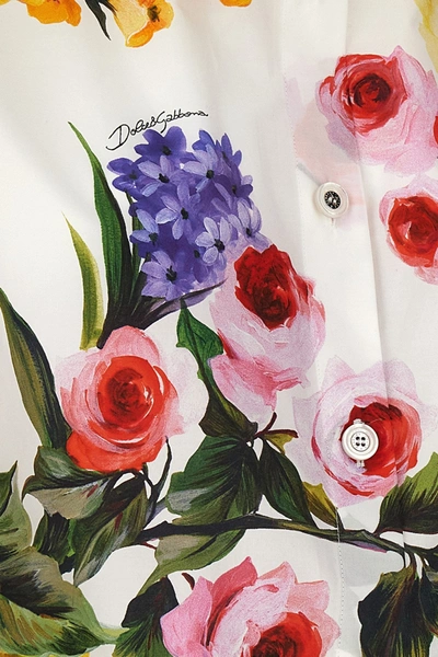 Shop Dolce & Gabbana Women 'giardino' Shirt In Multicolor