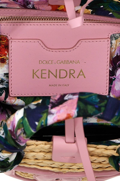 Shop Dolce & Gabbana Women 'kendra' Small Shopping Bag In Multicolor