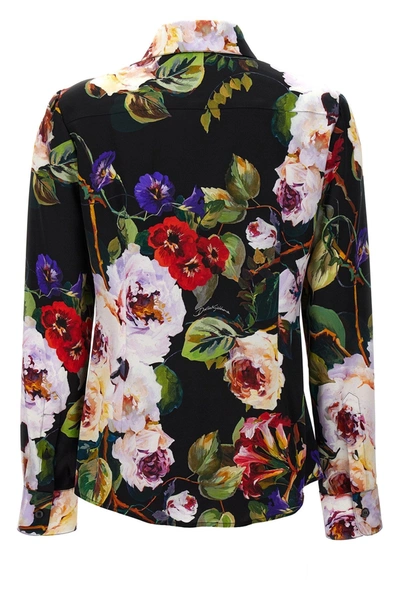 Shop Dolce & Gabbana Women 'roseto' Shirt In Multicolor