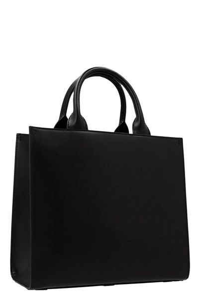 Shop Dolce & Gabbana Women Logo Handbag In Black