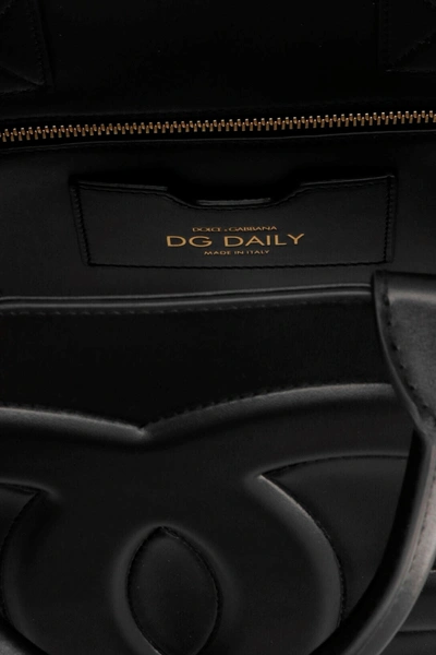 Shop Dolce & Gabbana Women Logo Handbag In Black
