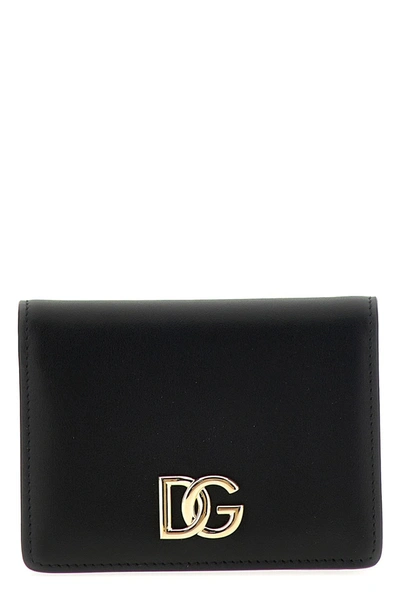Shop Dolce & Gabbana Women Logo Wallet In Black