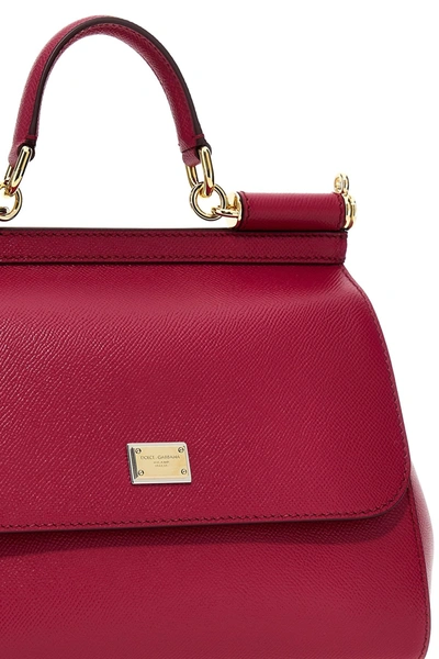 Shop Dolce & Gabbana Women Sicily Handbag In Pink