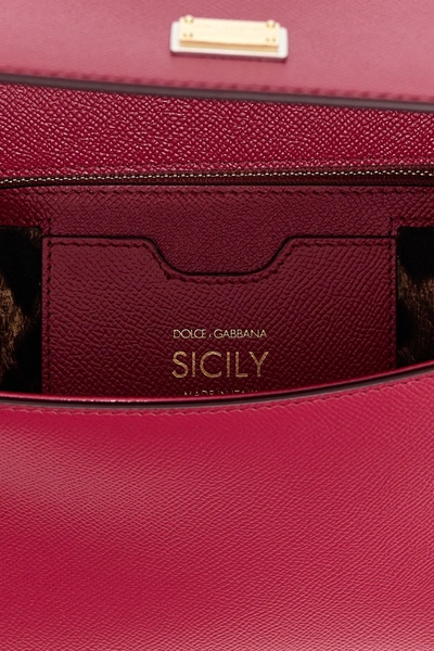Shop Dolce & Gabbana Women Sicily Handbag In Pink