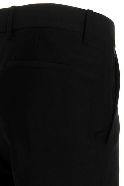 Shop Givenchy Men Mohair Wool Pants In Black