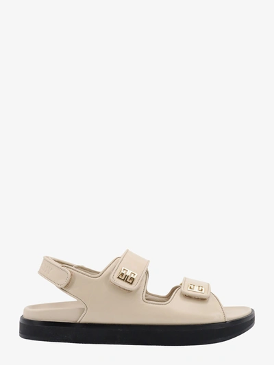 Shop Givenchy Woman Sandals Woman Beige Sandals In Cream