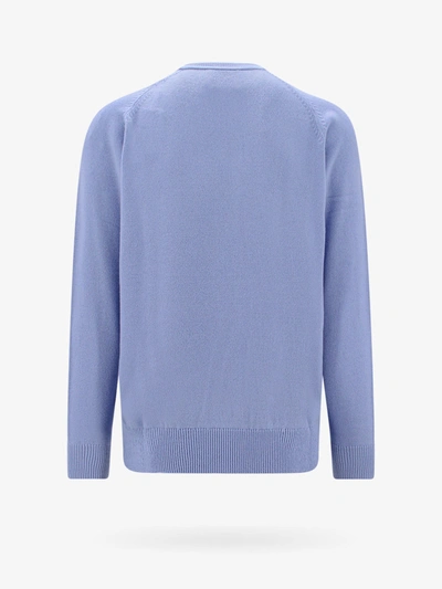 Shop Givenchy Woman Sweater Woman Blue Knitwear